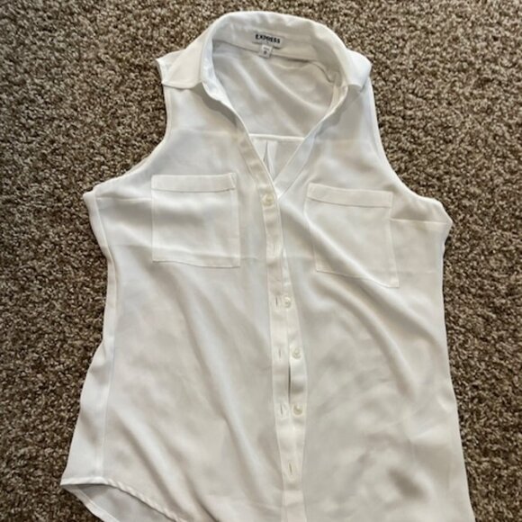 EXPRESS White Tank Portifino - Picture 1 of 4
